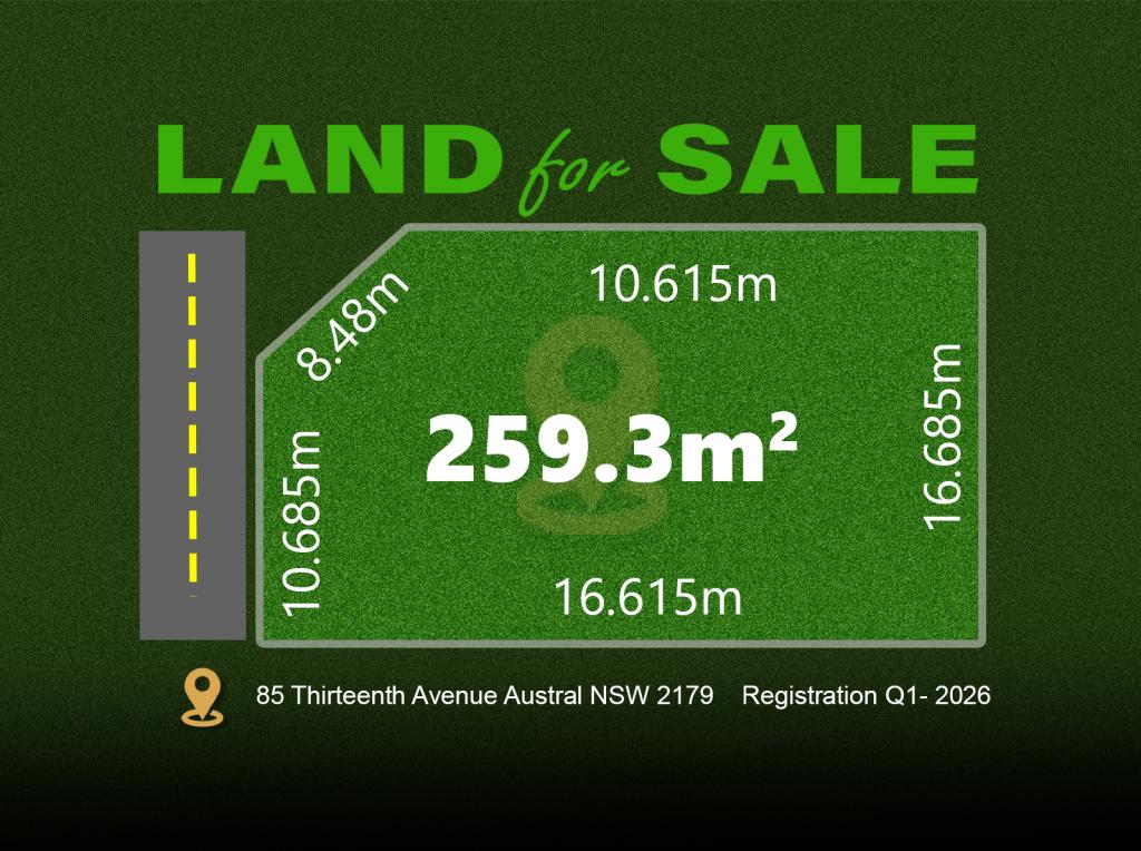 Lot 3x/85 Thirteenth Ave, Austral, NSW 2179