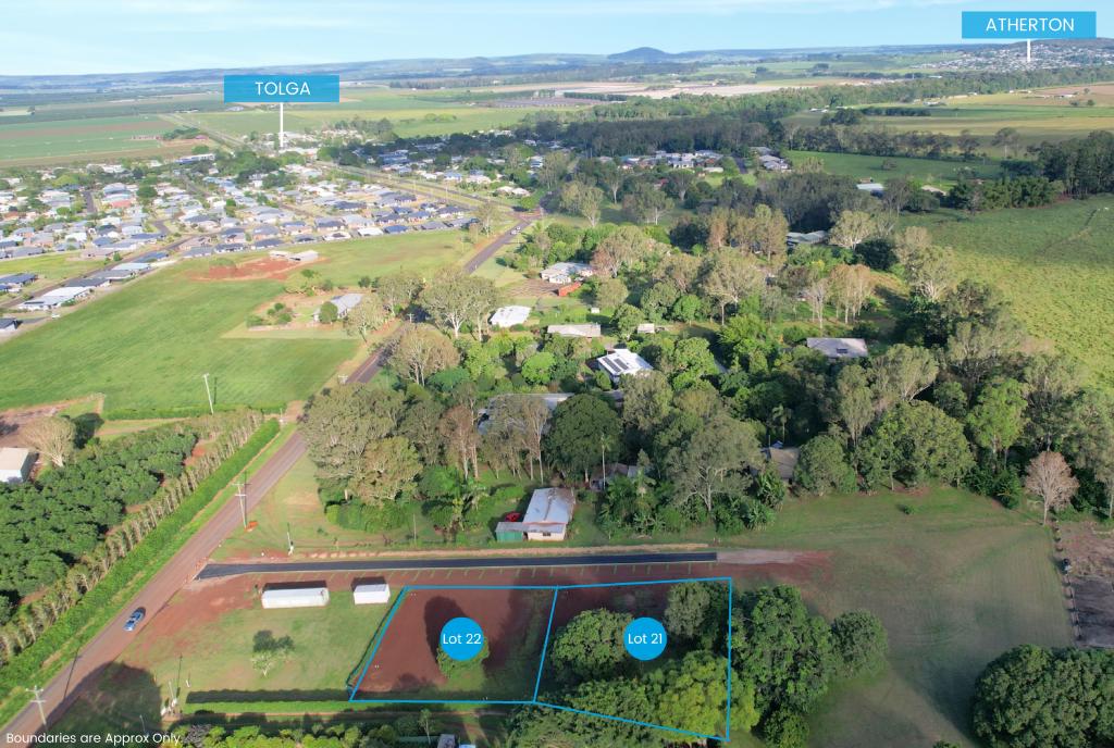 Lots 21 & 22 113 Tate Rd, Tolga, QLD 4882