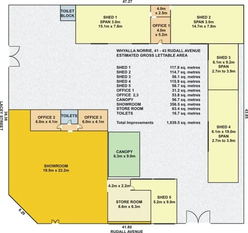 Shed 1 & 2/41-43 Rudall Ave, Whyalla Playford, SA 5600