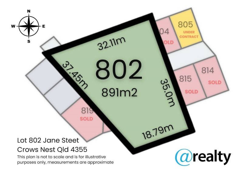 LOT 802 JANE ST, CROWS NEST, QLD 4355