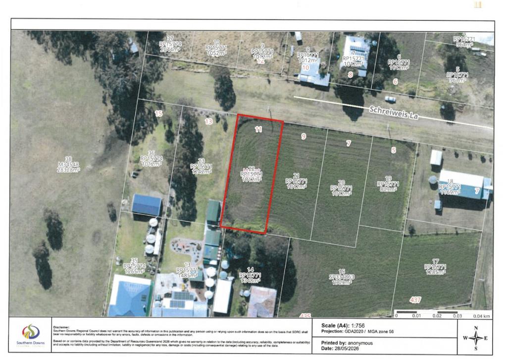 LOT 22 SCHREISWEIS LANE, MOUNT COLLIERY, QLD 4370