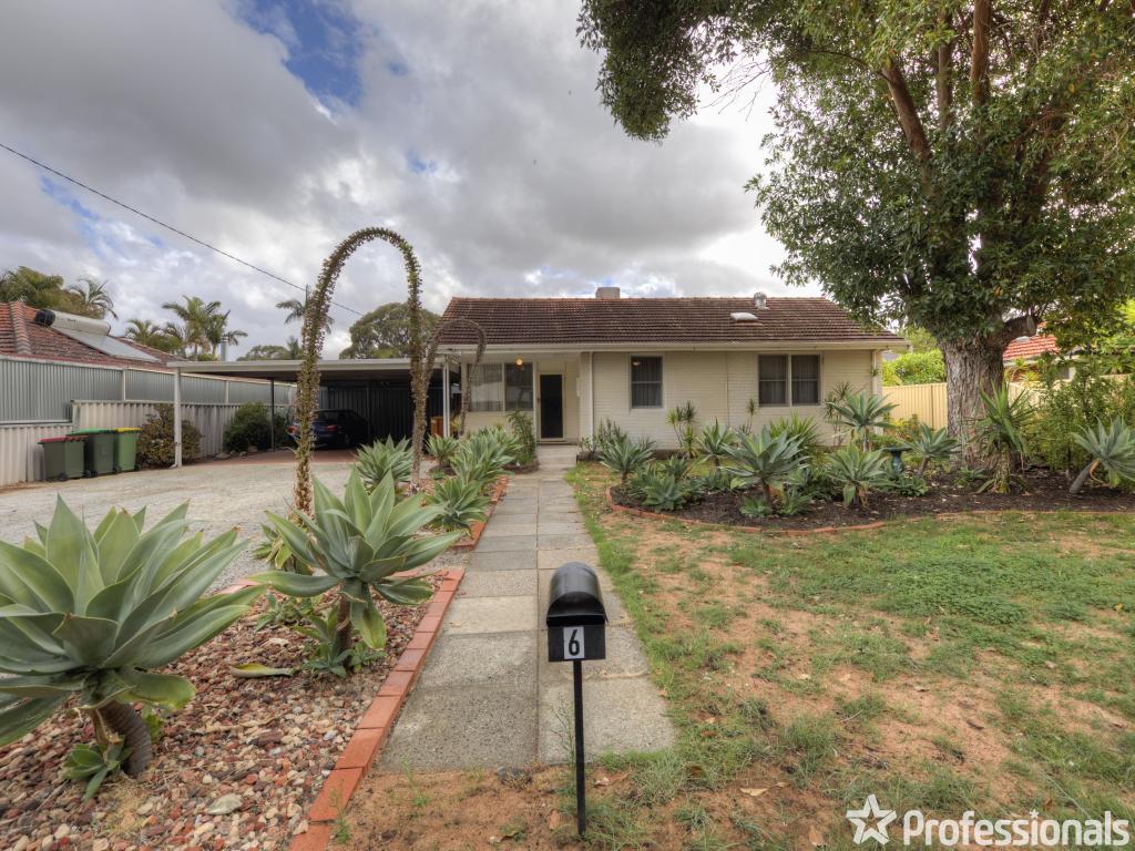 6 STRATHEARN RD, FORRESTFIELD, WA 6058