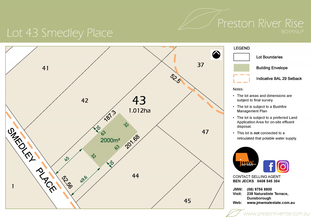 Lot 43 Preston River Rise, Boyanup, WA 6237