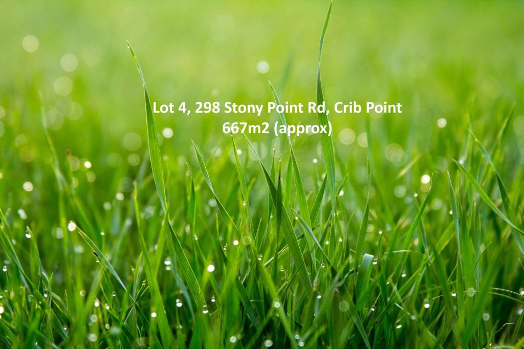 Lot 4/298 Stony Point Rd, Crib Point, VIC 3919