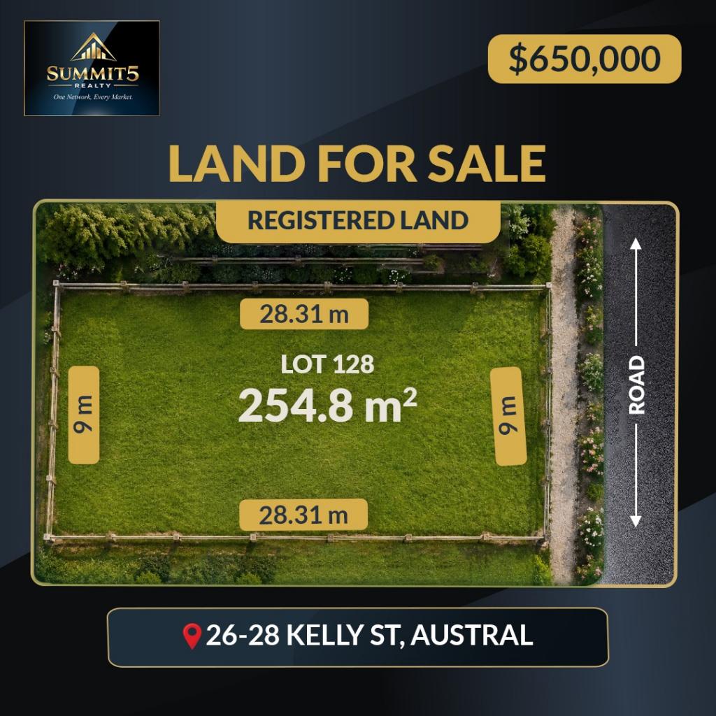 LOT 128 ,26-28 KELLY ST, AUSTRAL, NSW 2179