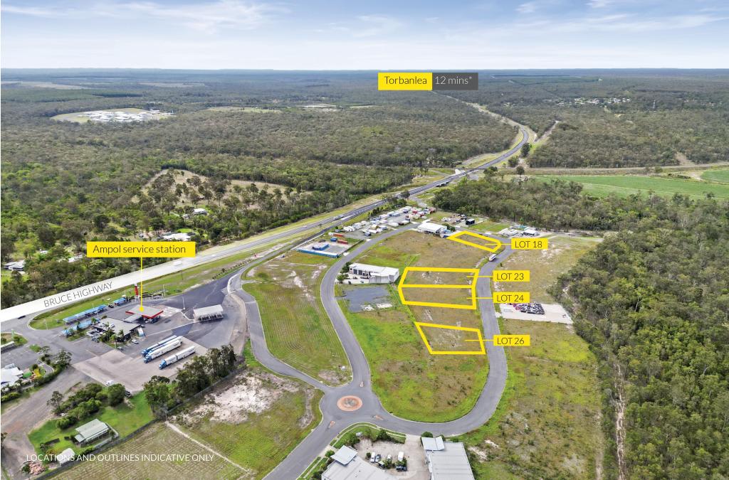 Lots 18, 23, 24 & 26 Enterprise Cct, Maryborough, QLD 4650