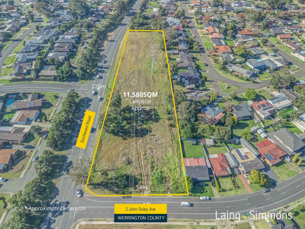 2 JOHN OXLEY AVE, WERRINGTON COUNTY, NSW 2747