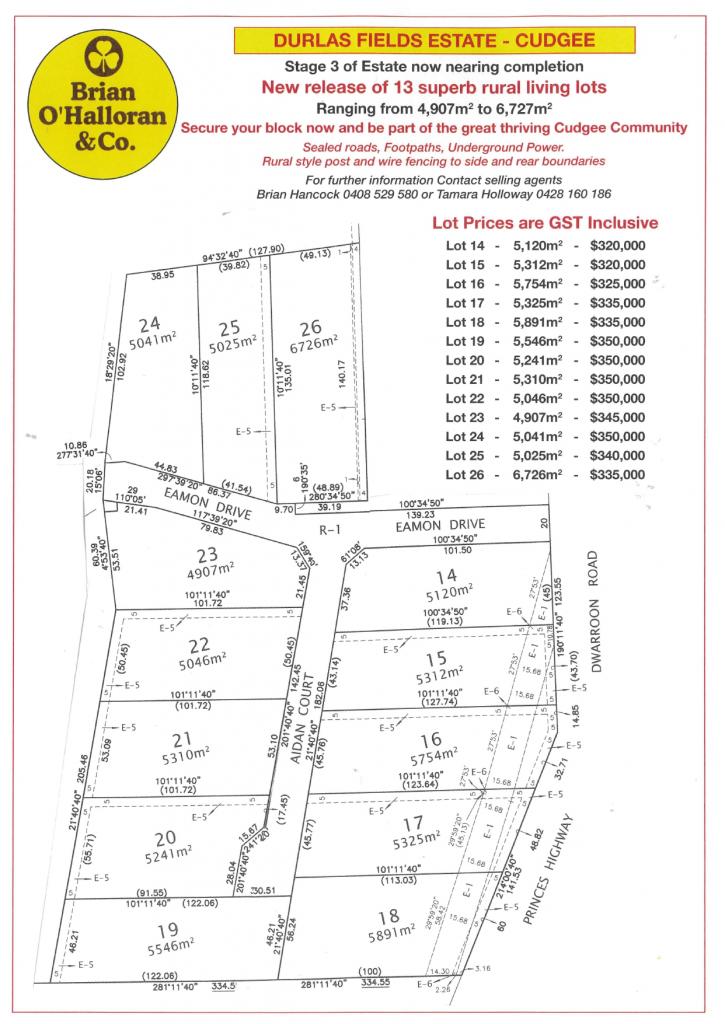 1 Dwarroon Rd, Cudgee, VIC 3265