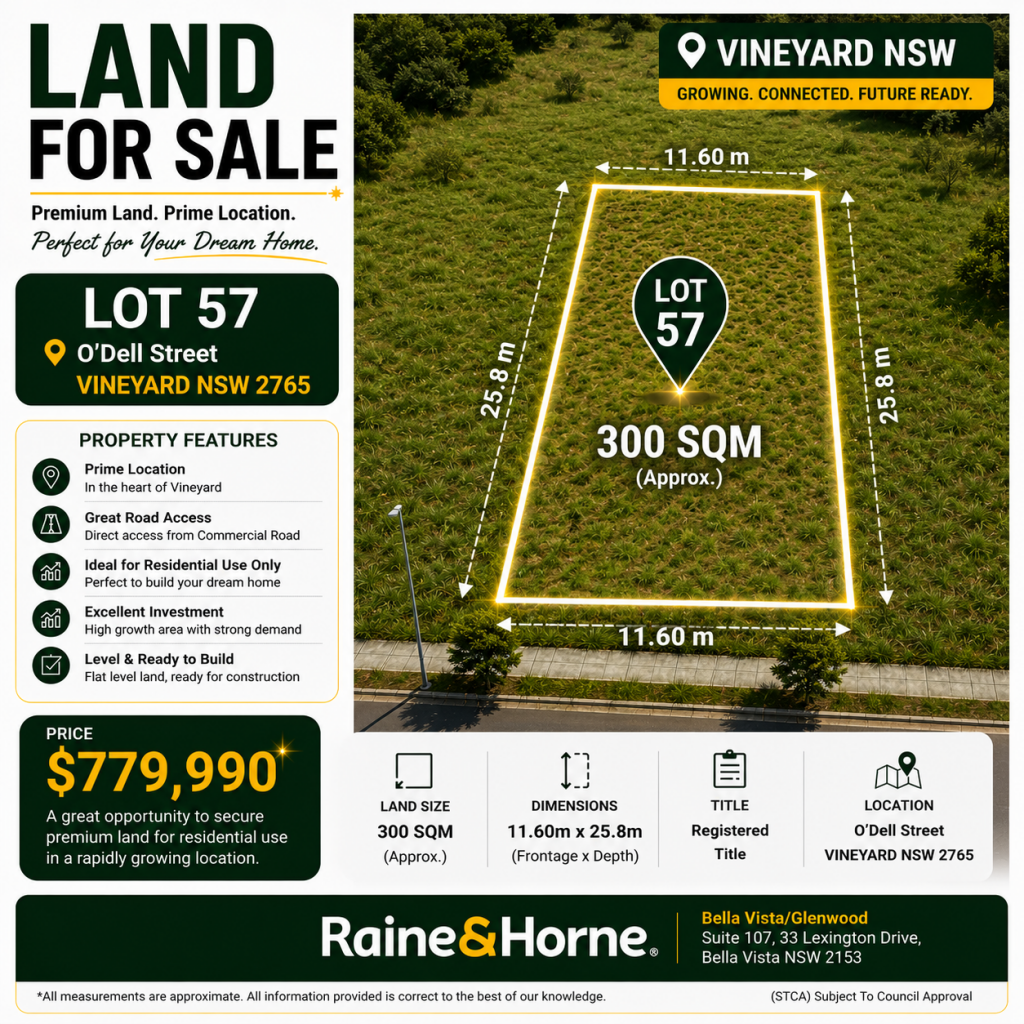 Lot 57 O'Dell St, Vineyard, NSW 2765