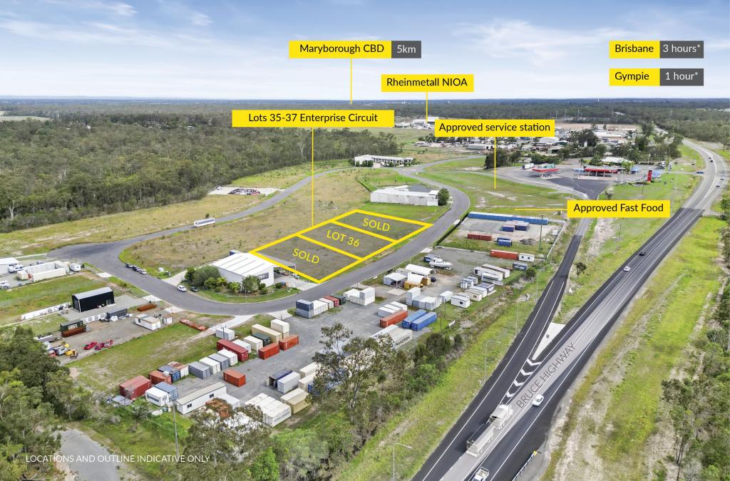 Lots 35-37 Enterprise Cct, Maryborough West, QLD 4650