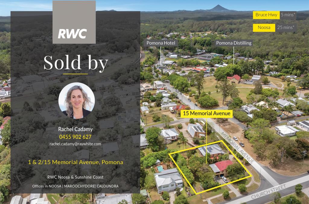 1 & 2/15 Memorial Ave, Pomona, QLD 4568
