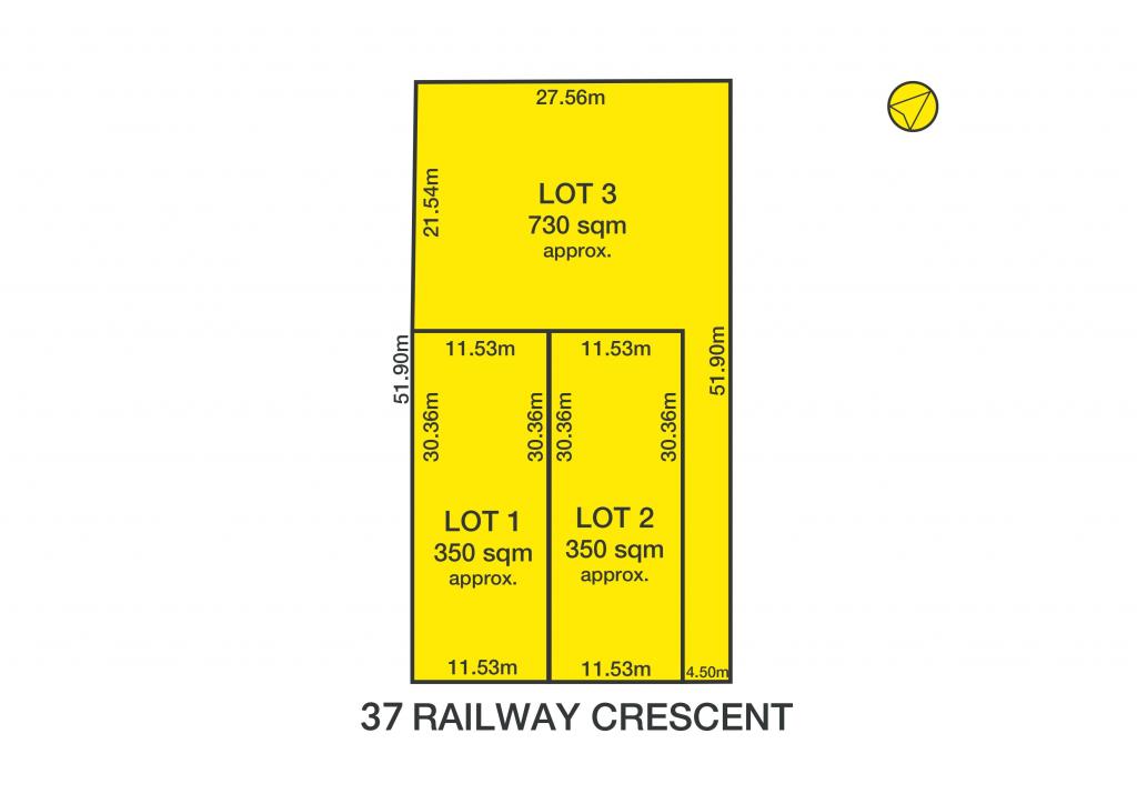 Proposed Allotments 1, 2 & 3/37 Railway Crescent, Evanston, SA 5116