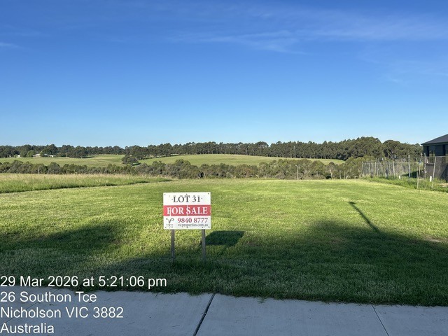 Lot 31/30 Southon Tce, Nicholson, VIC 3882