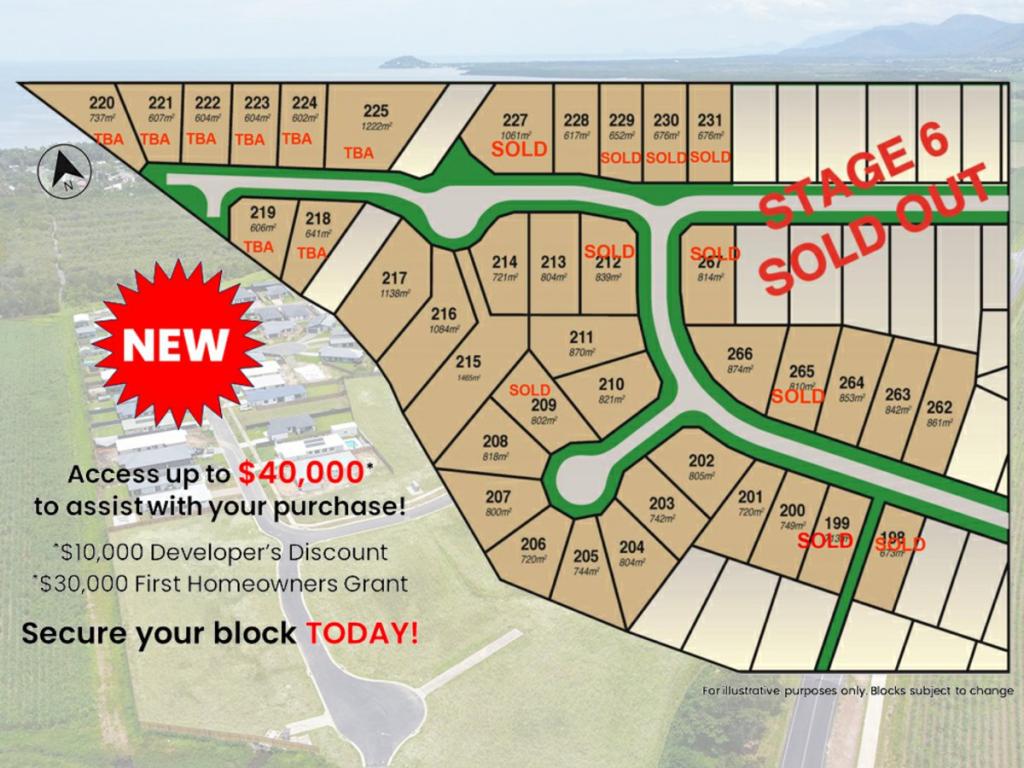 Build Now $40,000 In Discounts & Grants Available, Cooya Beach, QLD 4873