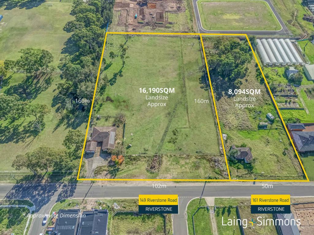 149 & 161 RIVERSTONE RD, RIVERSTONE, NSW 2765