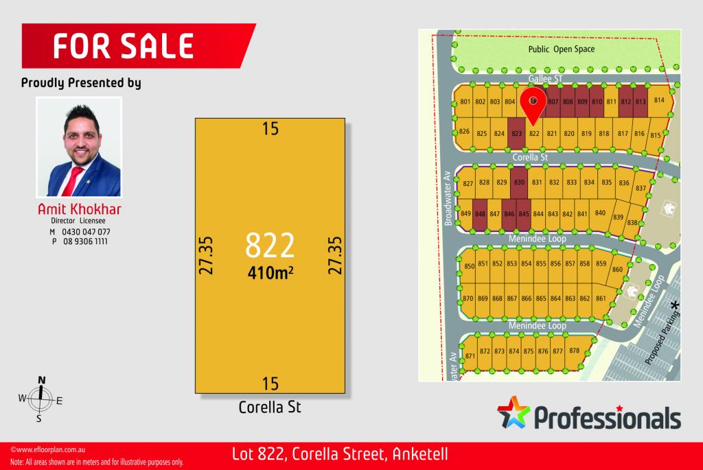 Lot 822 Corella St, Anketell, WA 6167