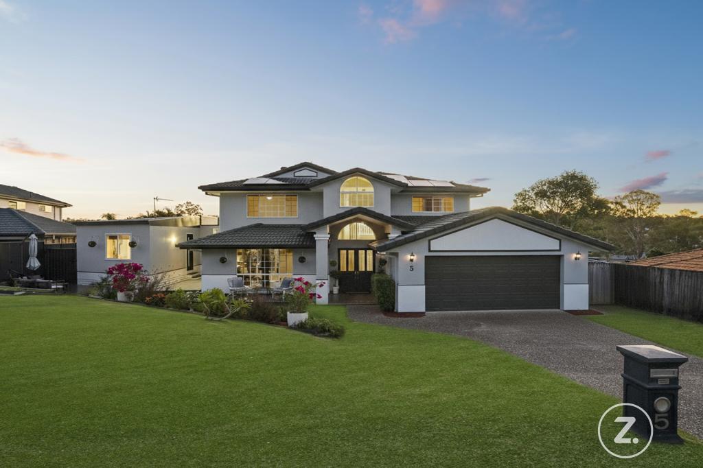 5 STRATHFORD CT, PARKWOOD, QLD 4214