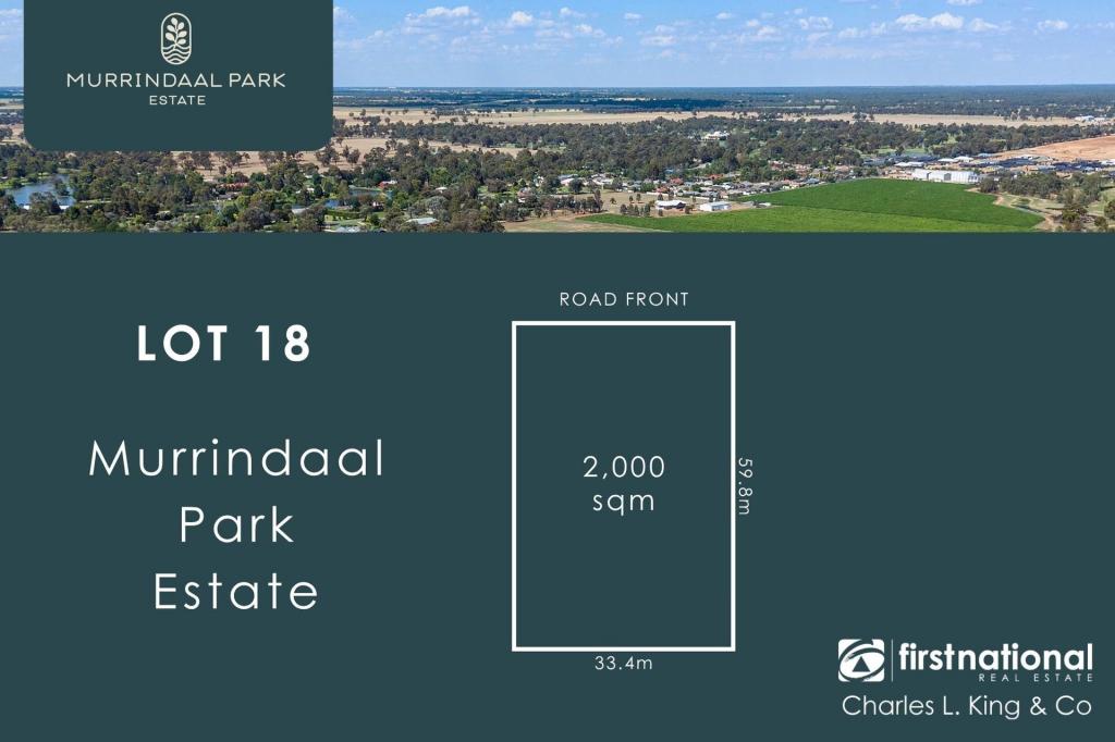 LOT 18 MURRINDAAL PARK - LOT 18/420 PERRICOOTA RD, MOAMA, NSW 2731