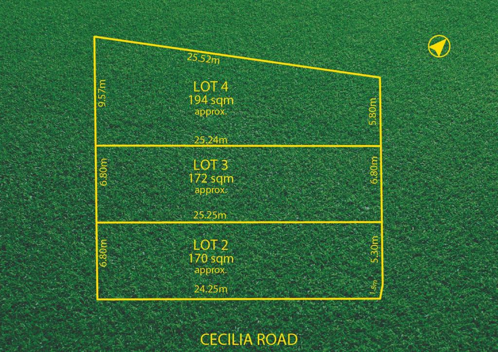 Proposed Lots 2-4/41 Cecilia Rd, Christie Downs, SA 5164