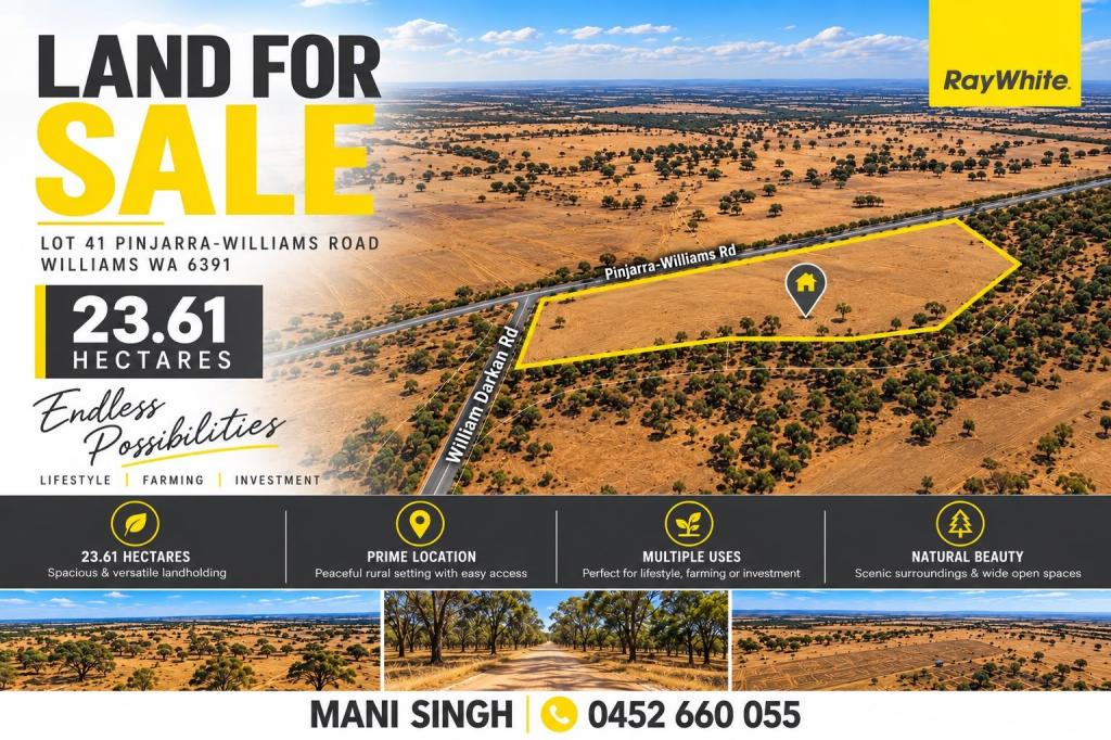 Lot 41 Pinjarra-Williams Rd, Williams, WA 6391