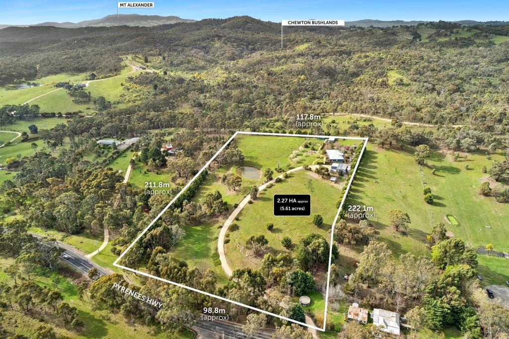 580 PYRENEES HWY, CHEWTON, VIC 3451