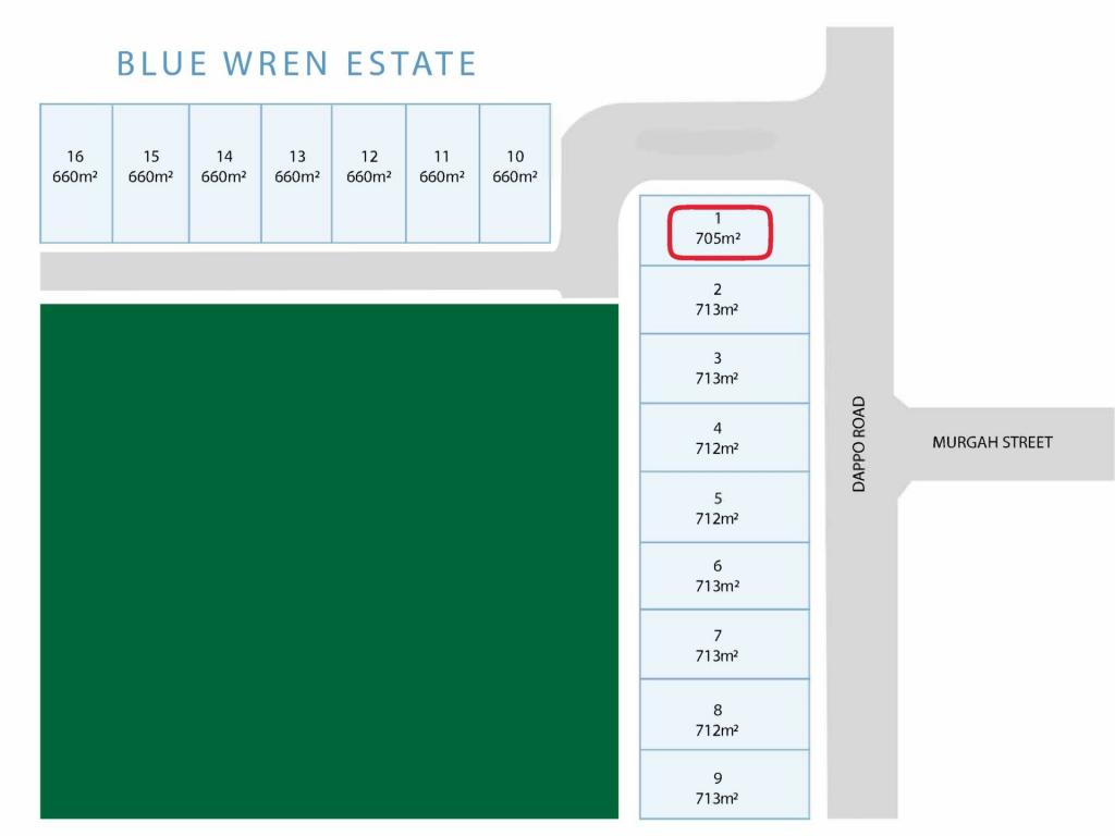 Lot Blue Wren Estate/Lot 1/134 Dappo Rd, Narromine, NSW 2821