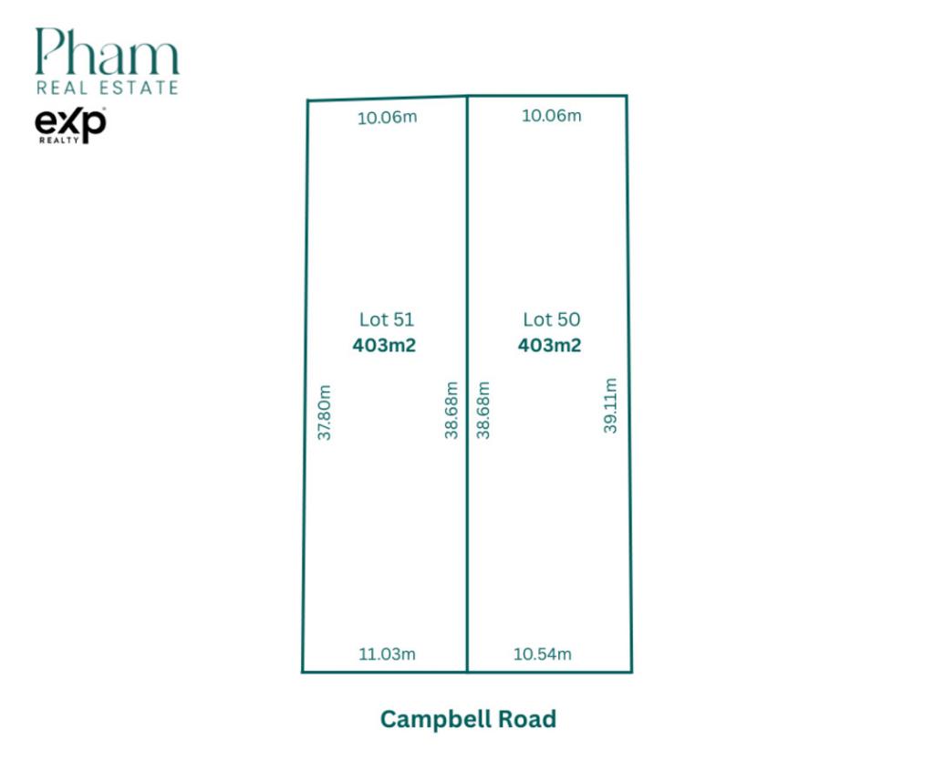 Lot 50 & 51/60 Campell Rd, Elizabeth Downs, SA 5113