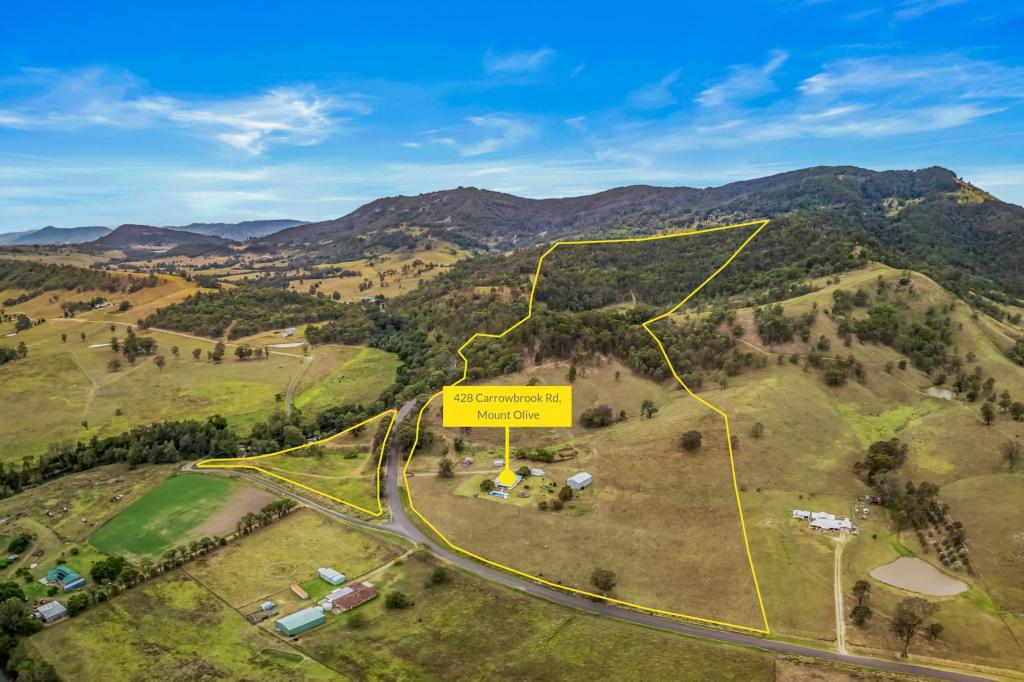 "GLENHILVER" 428 CARROWBROOK ROAD, MOUNT OLIVE, SINGLETON, NSW 2330