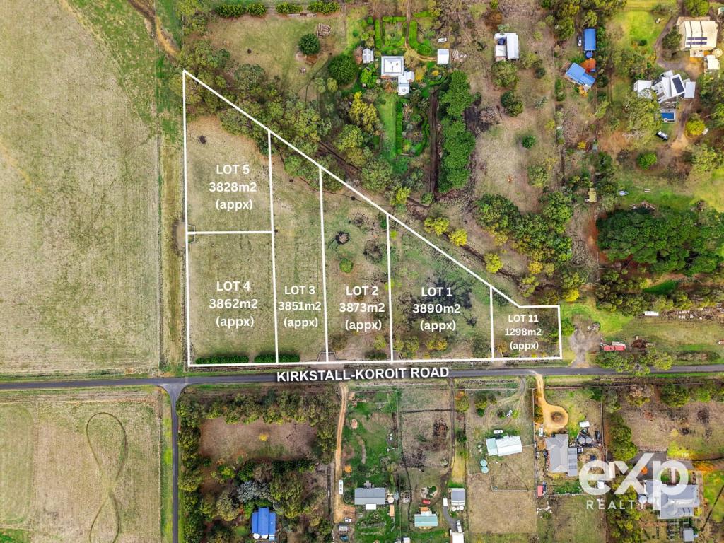 Lots 1-5 & Lot 11, 65 Chamberlain St, Kirkstall, VIC 3283