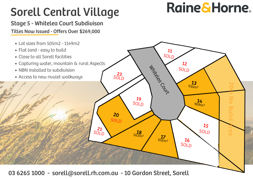 STAGE 5 WHITELEA CT, SORELL, TAS 7172