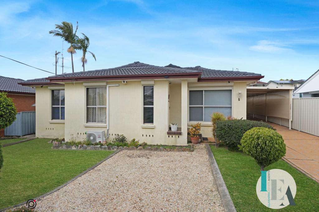 5 Bourke Ave, Barrack Heights, NSW 2528