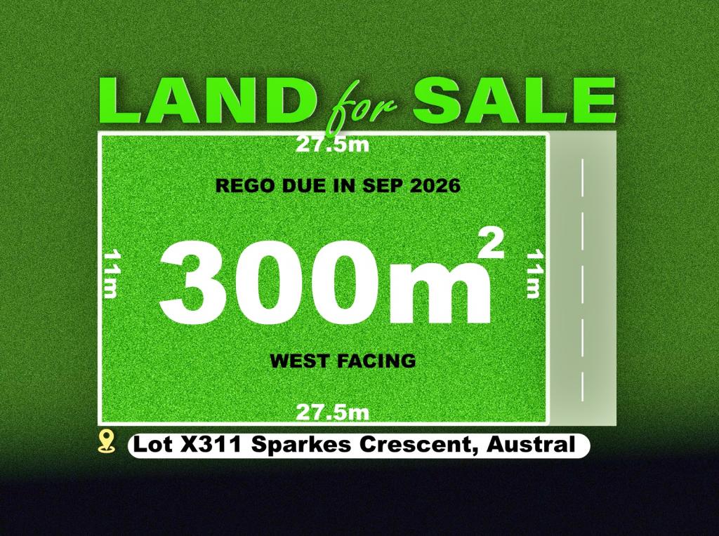 Lot X311 Sparkes Cres, Austral, NSW 2179