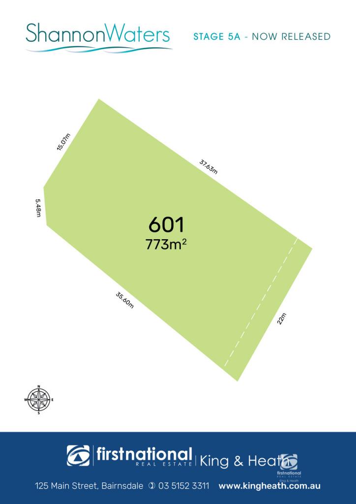 Lot 601 Shannon Bvd, Bairnsdale, VIC 3875
