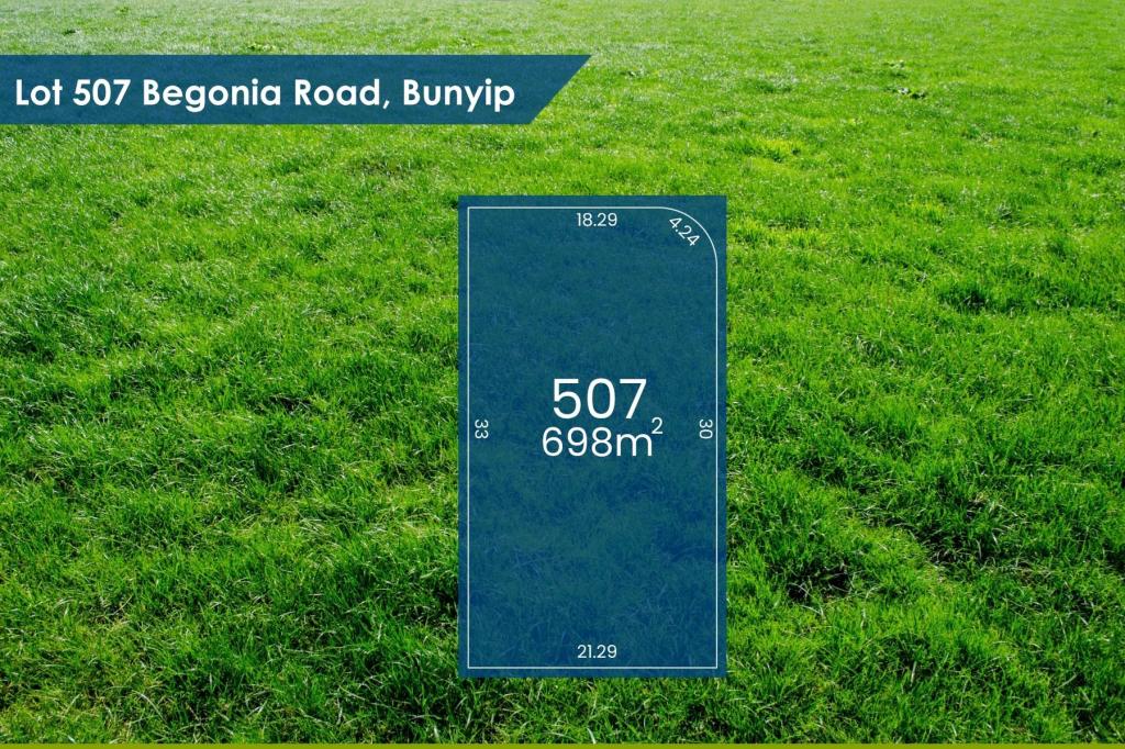 Lot 507/4 Begonia Rd, Bunyip, VIC 3815
