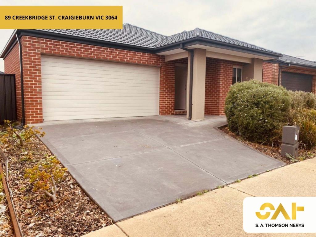 89 CREEKBRIDGE ST, CRAIGIEBURN, VIC 3064