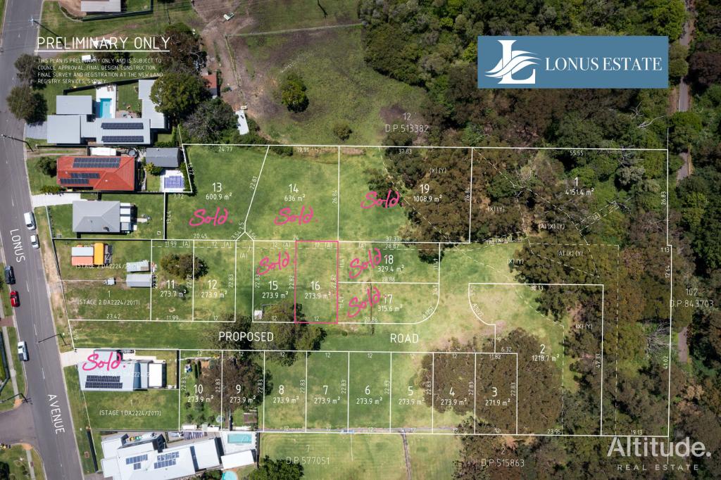 LOT 16/66 LONUS AVE, WHITEBRIDGE, NSW 2290