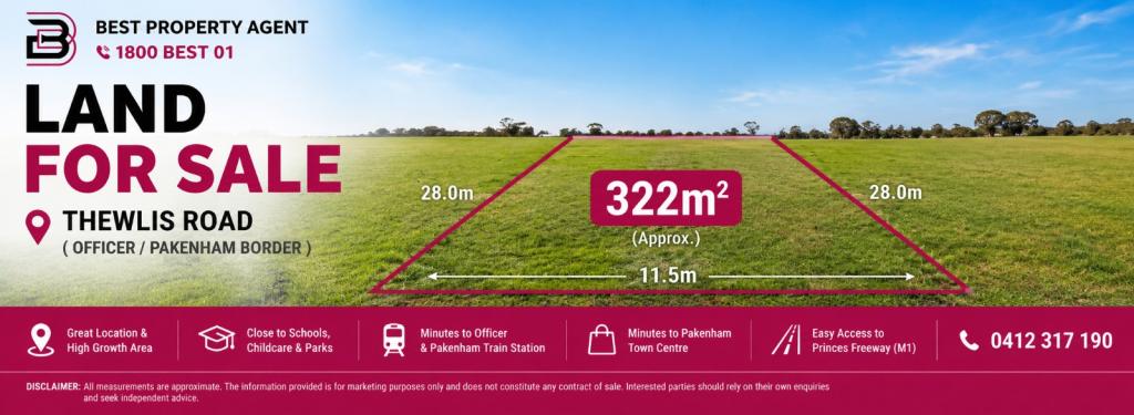 76 THEWLIS RD, PAKENHAM, VIC 3810