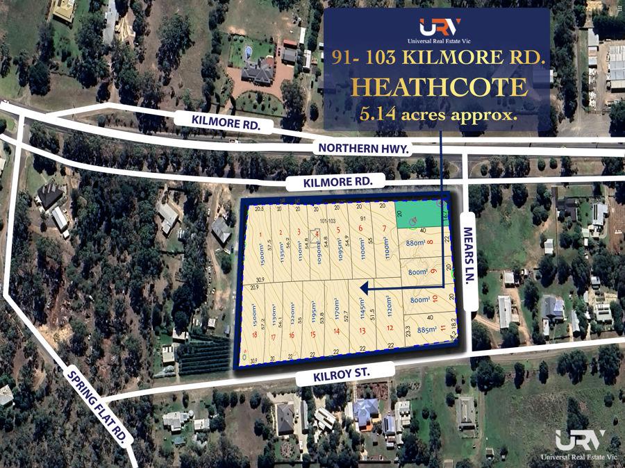 91-103 Kilmore Rd, Heathcote, VIC 3523