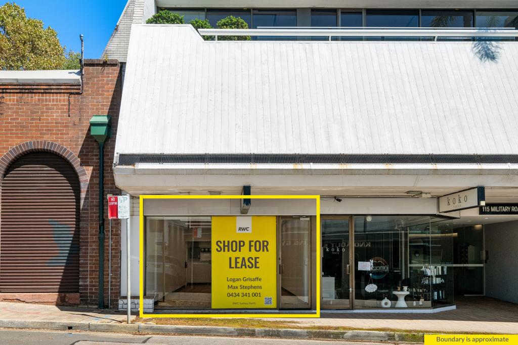 SHOP 1/115 MILITARY RD, NEUTRAL BAY, NSW 2089