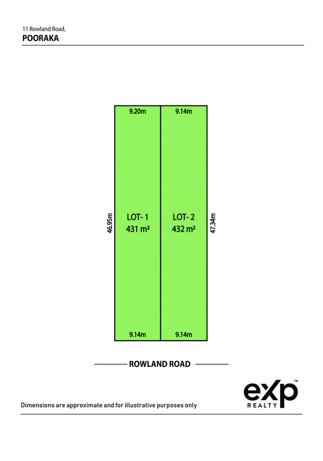 LOT 1 & 2/11 ROWLAND RD, POORAKA, SA 5095
