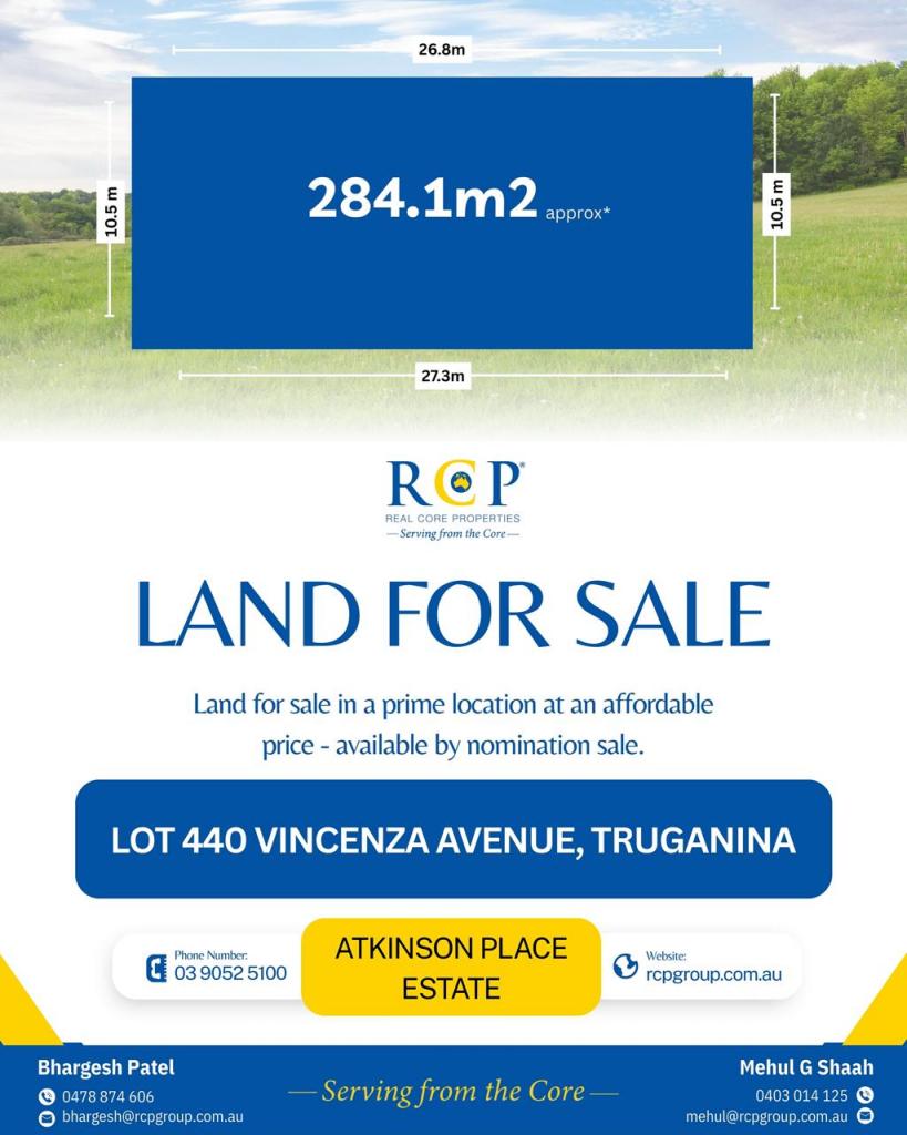 Lot 440 Vincenza Ave, Truganina, VIC 3029
