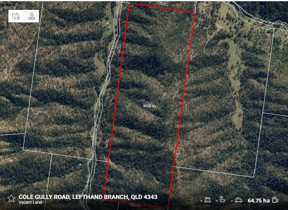 Lot 36 Cole Gully Rd, Lefthand Branch, QLD 4343