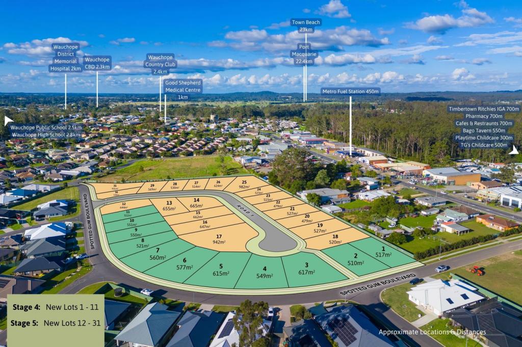 Stage 1 The Mill Estate (Lots 1 - 31), Spotted Gum Bouleva, Wauchope, NSW 2446