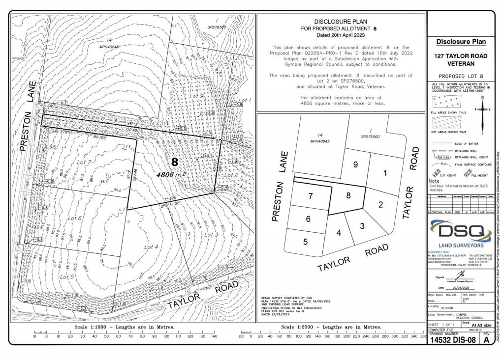 Lot 8 "Acres On Taylor", Veteran, QLD 4570