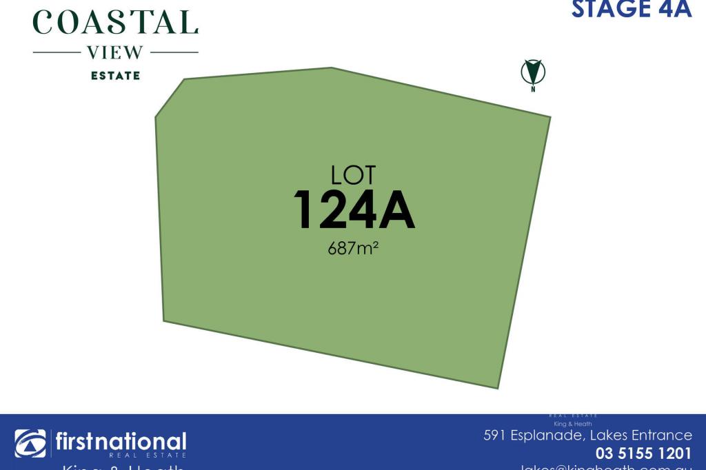 LOT 124A LADY HARRIET DR, LAKES ENTRANCE, VIC 3909