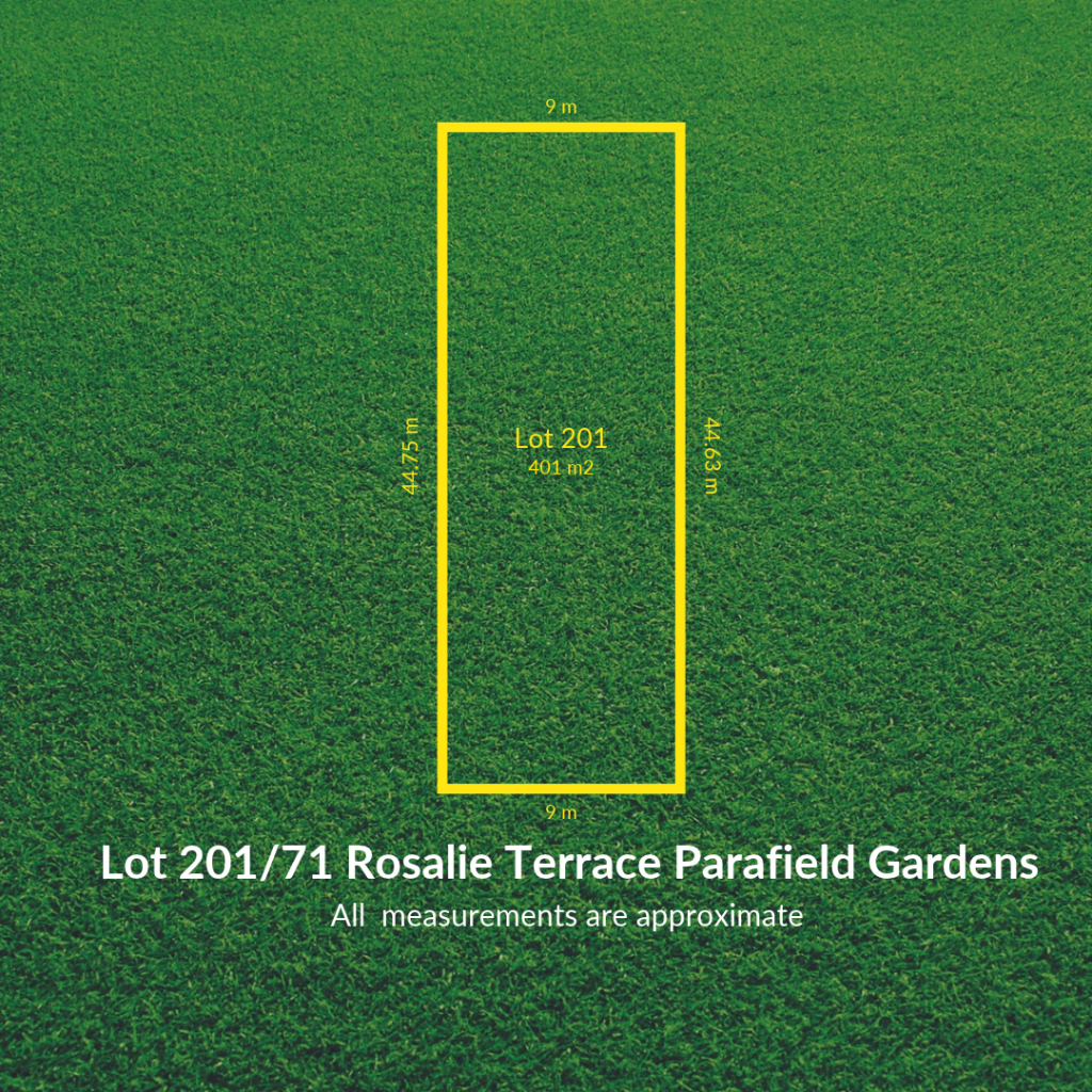 LOT 201/71 ROSALIE TCE, PARAFIELD GARDENS, SA 5107