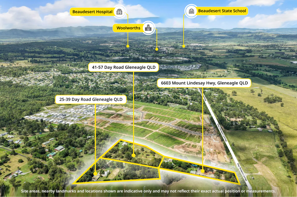 6603 MOUNT LINDESAY HIGHWAY, 41-57 DAY ROAD & 25-39 DAY RD, GLENEAGLE, QLD 4285
