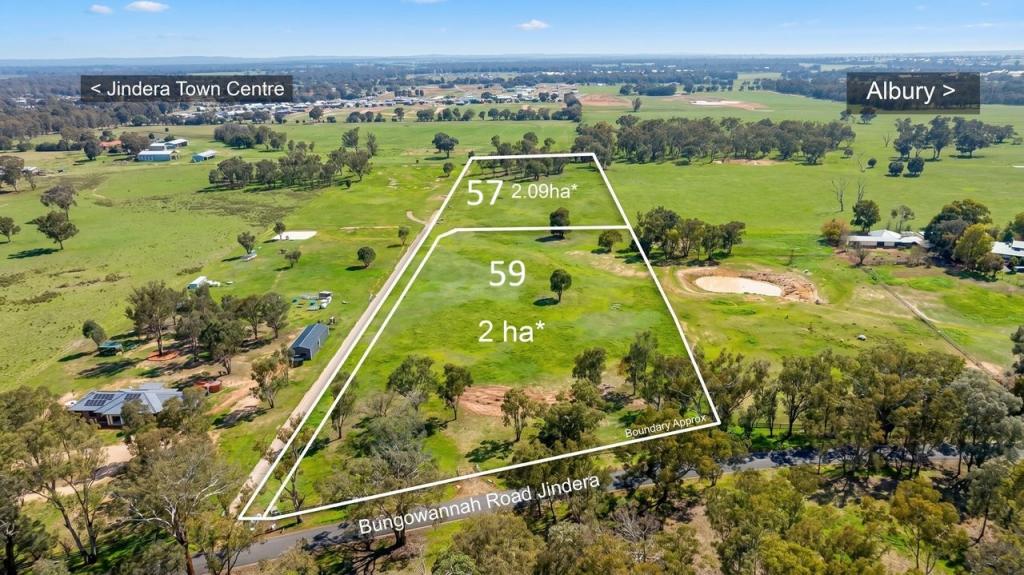 57 & 59 Bungowannah Rd, Jindera, NSW 2642