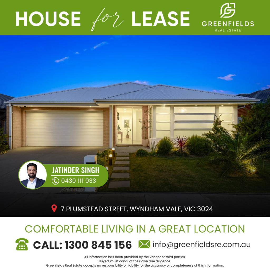 7 PLUMSTEAD ST, WYNDHAM VALE, VIC 3024