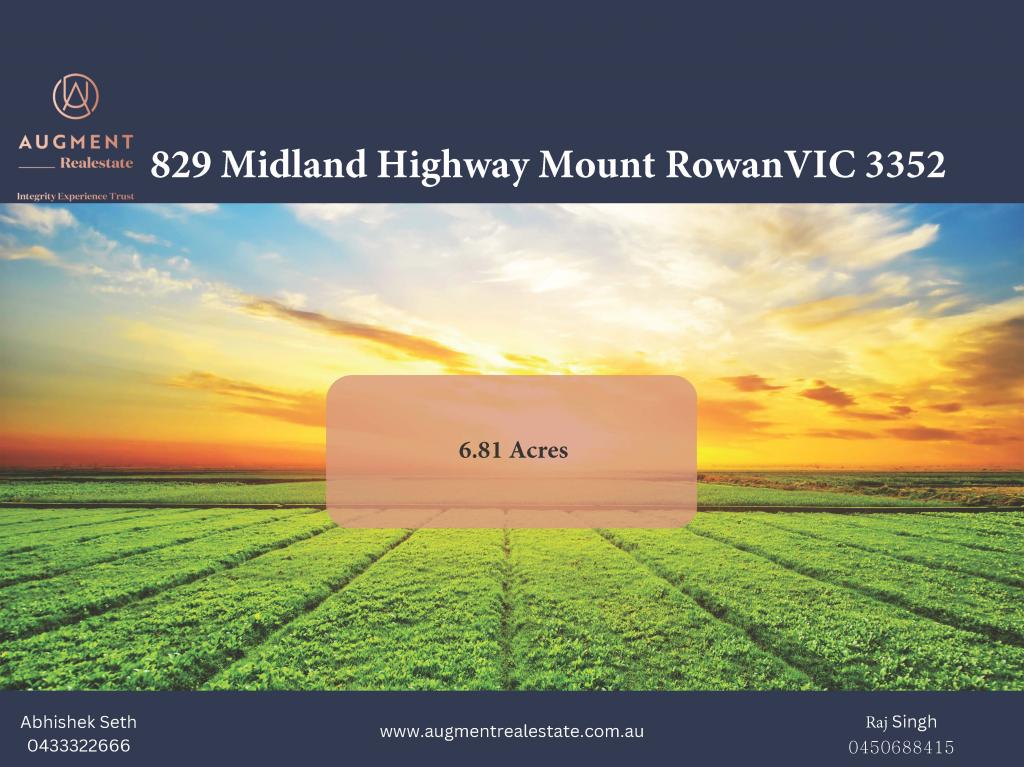 829 Midland Hwy, Mount Rowan, VIC 3352